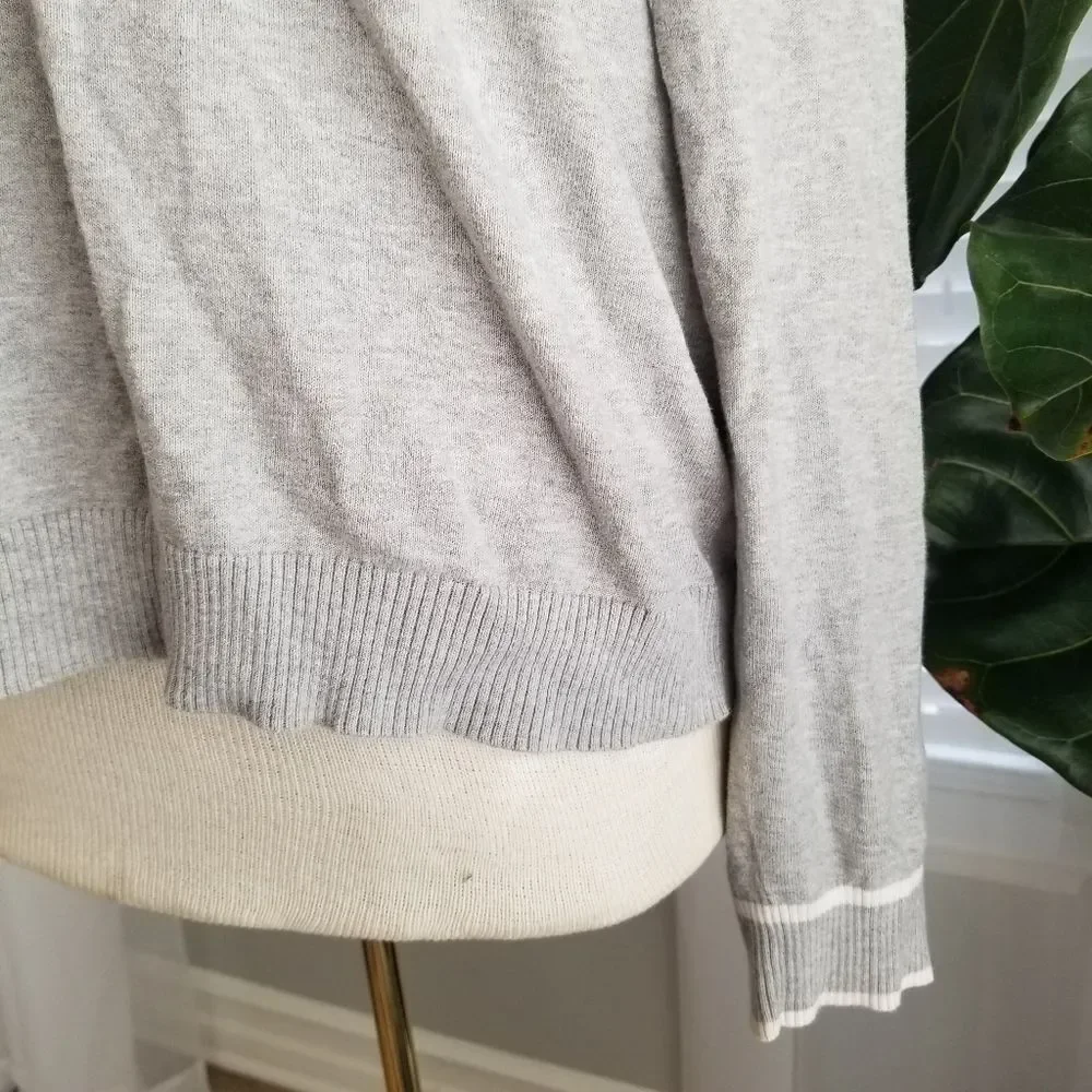 Banana republic v-neck pullover cardigan 100% cotton size medium